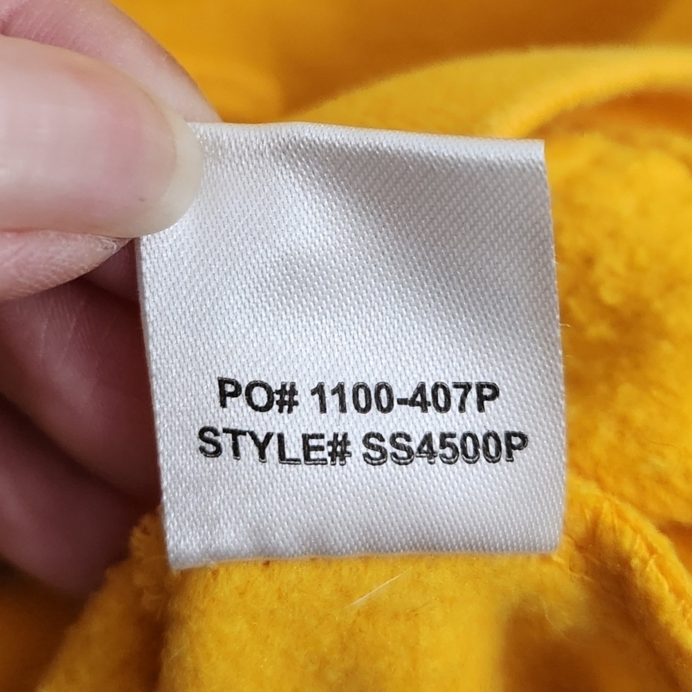 Anti Social Social Club The Grove Hoodie Sweater Medium Unisex Yellow Pullover - Picture 5 of 9